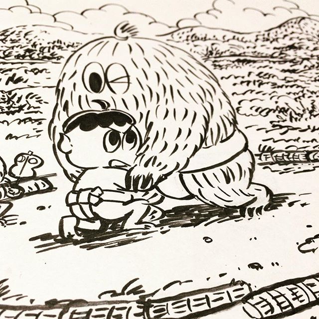 相撲テーマのグループ展に参加します。(notディグミー。姉妹展)思えば相撲って一回もちゃんとみたことないからちょっと調べました。土俵って縄だとおもってた。子供時代はテレビで夕食どきに流れてることは多かったけど。(子供の時から、全てのスポーツの勝敗に興味がもてないんです…) 10日搬入。夜中アイデア決めて、さっきペン入れ終わる(^.^)