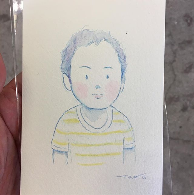似顔絵描きました(^^) 北加賀屋で開催中
tadayukihiro
